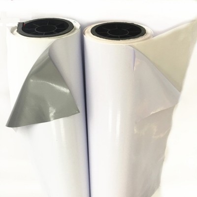 PVC Self Adhesive Vinyl 120GSM Permanent White Glue Vinyl for Digital Printing