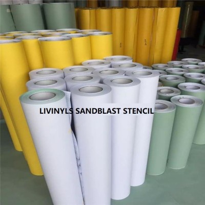 Sandblast Stencil Carving Protective Film with Custom Cut PVC Sandmask